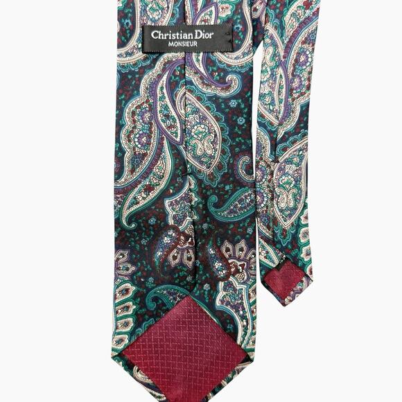 Bundle of 5 Vintage Christian Dior Ties Silk Designer - Picture 3 of 12